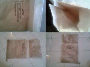 Karung Kertas Laminasi Woven Coklat