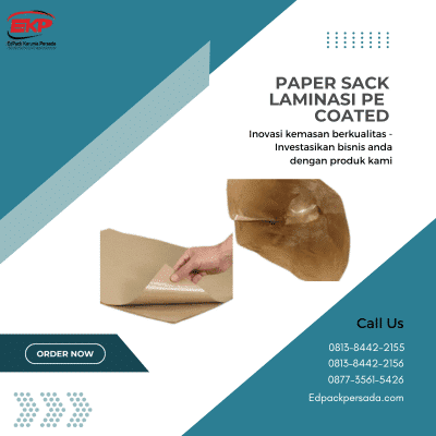 Paper Sack Laminasi PE Coated