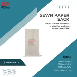 Galeri Produk Kemasan Industri 35 Sewn Paper Sack Kemasan Detail