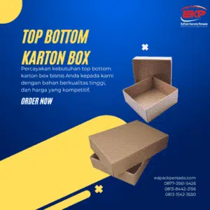 Galeri Produk Kemasan Industri 39 Top Bottom Box