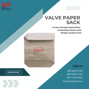 Galeri Produk Kemasan Industri 40 Valve Paper Sack untuk Produk Silikat