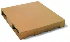 Pallet KertasModel Single deck 2 way dengan alas bawah