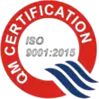 Logo QM Certification with ISO size 110