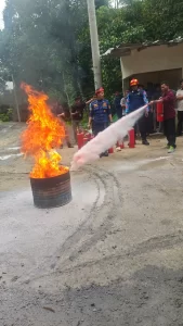 Pelatihan K3 Tanggap Kebakaran - Edpack Karunia Persada - Damkar Cileungsi 2