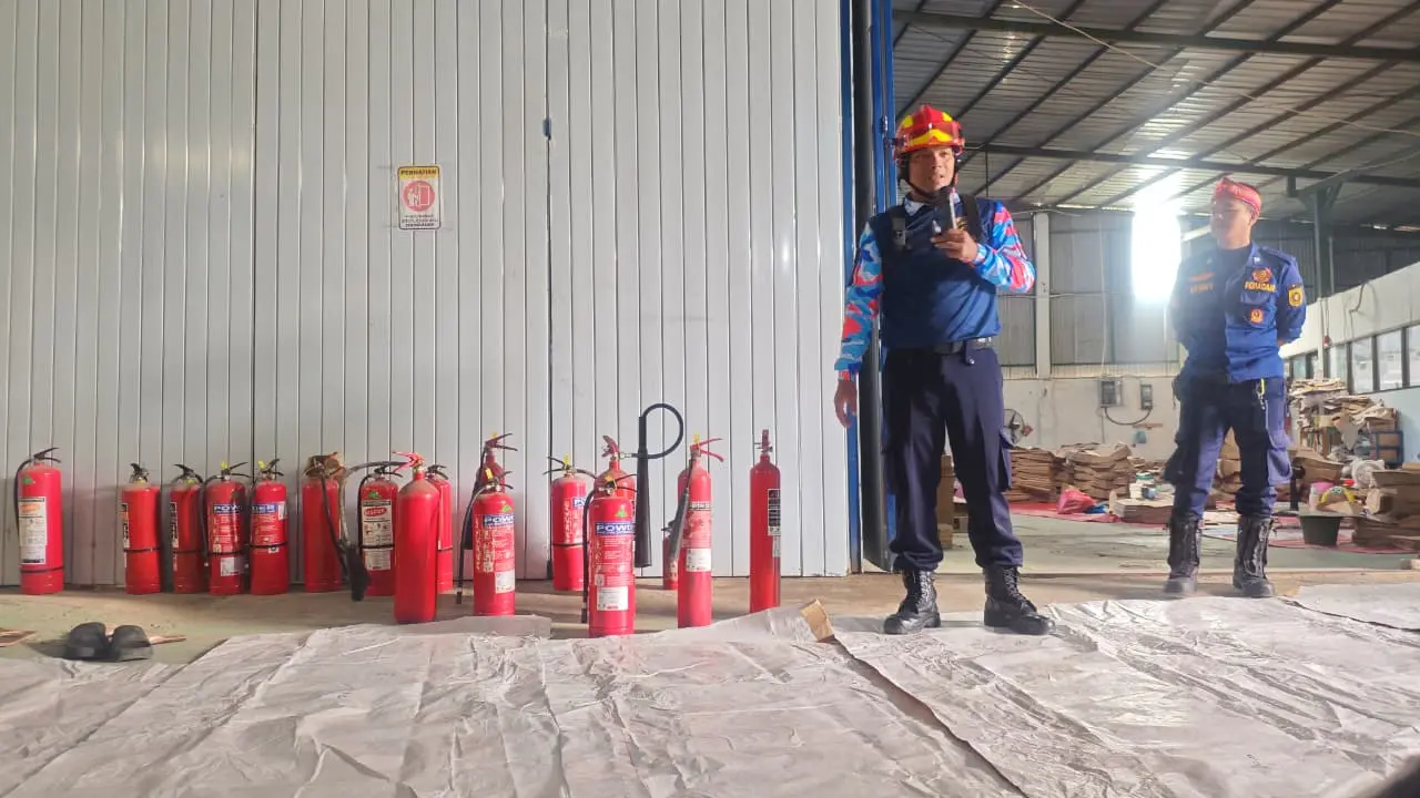 Pelatihan K3 Tanggap Kebakaran - Edpack Karunia Persada - Damkar Cileungsi 1