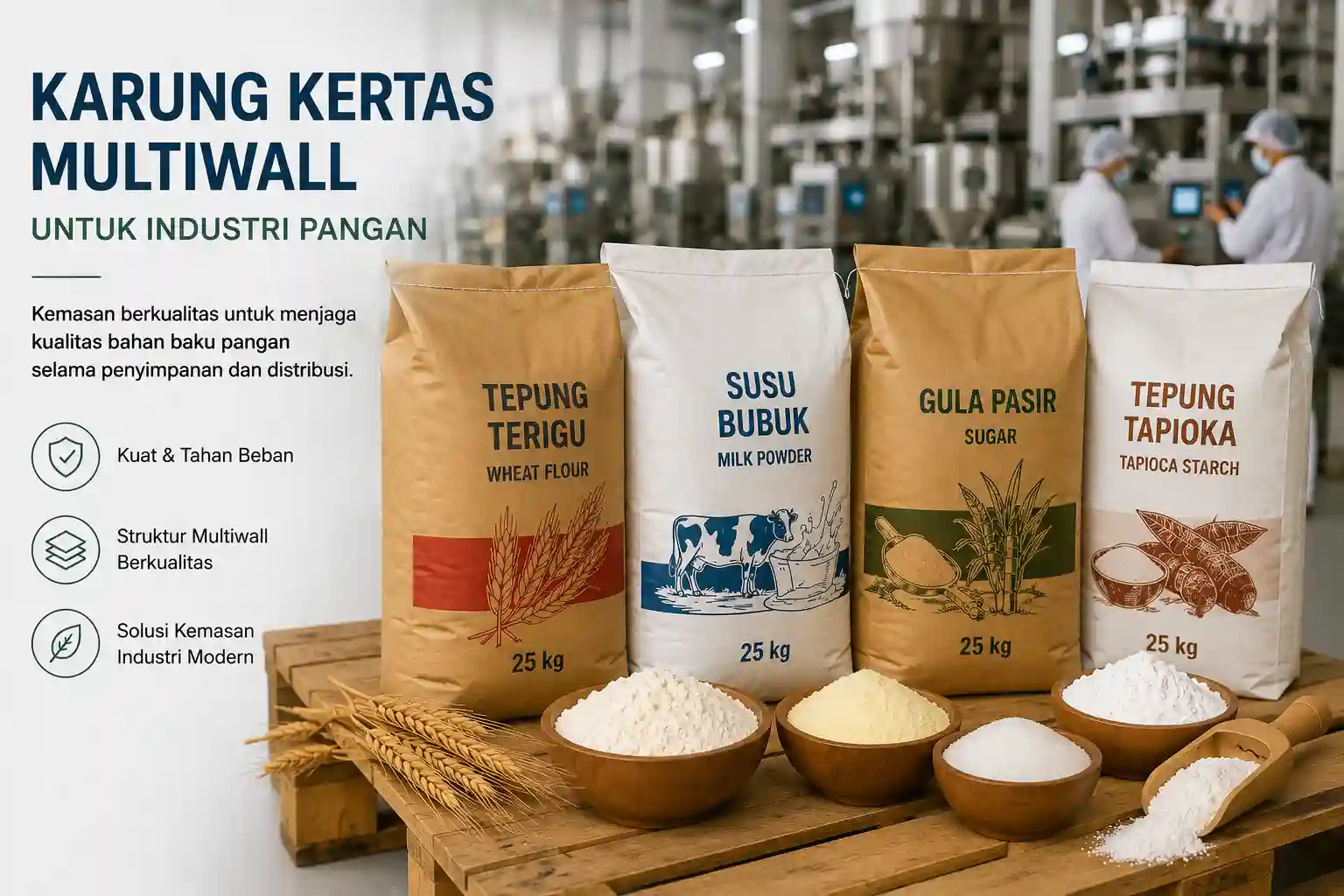 aneka multiwall paper sack - karung kertas multiwall